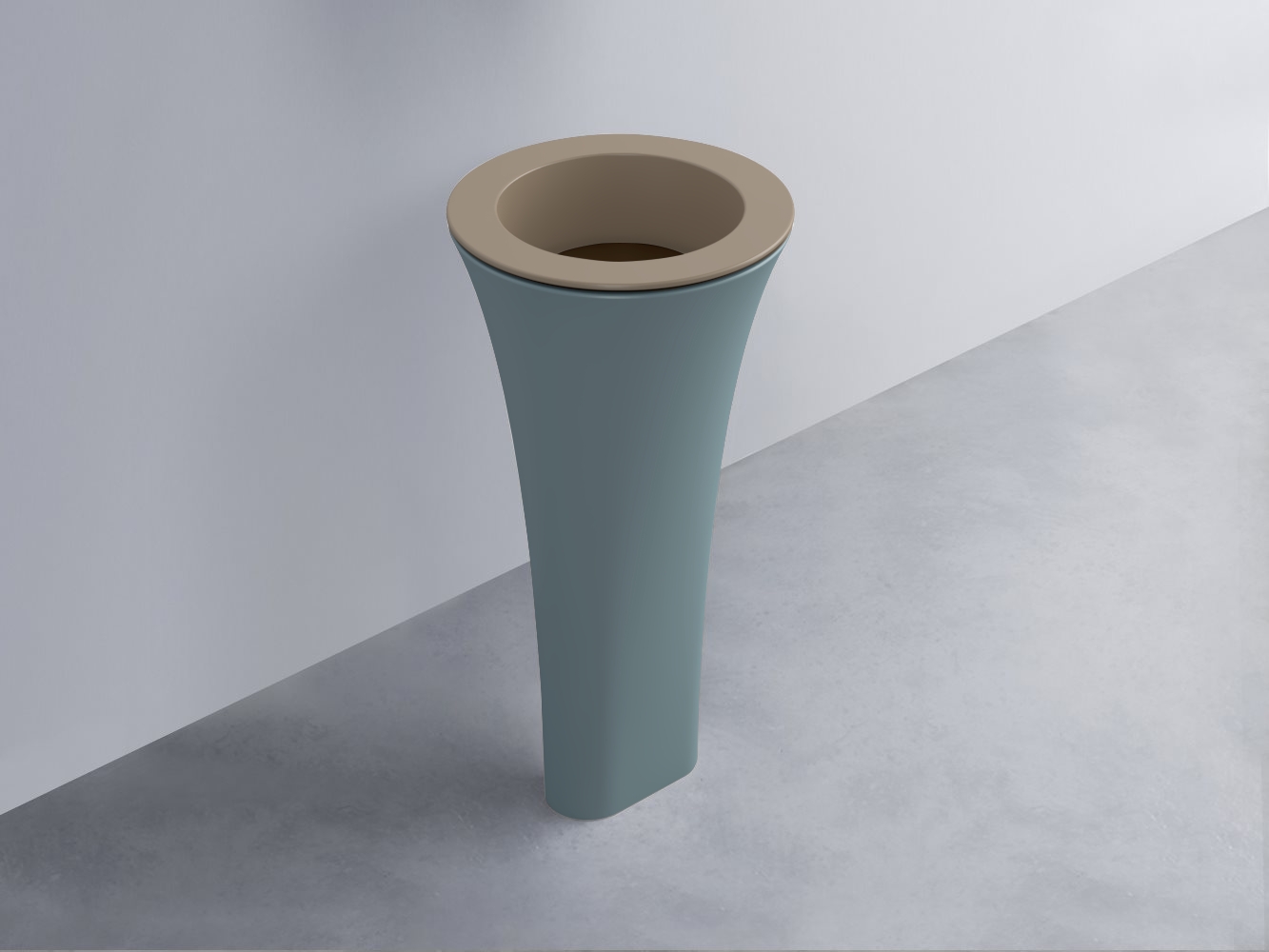 AMLA45-AN+AMPILT-CA+AMCOLT-PL Раковина Amedeo Tondo отдельностоящая cielo Enjoy + Amedeo Ceramica Cielo