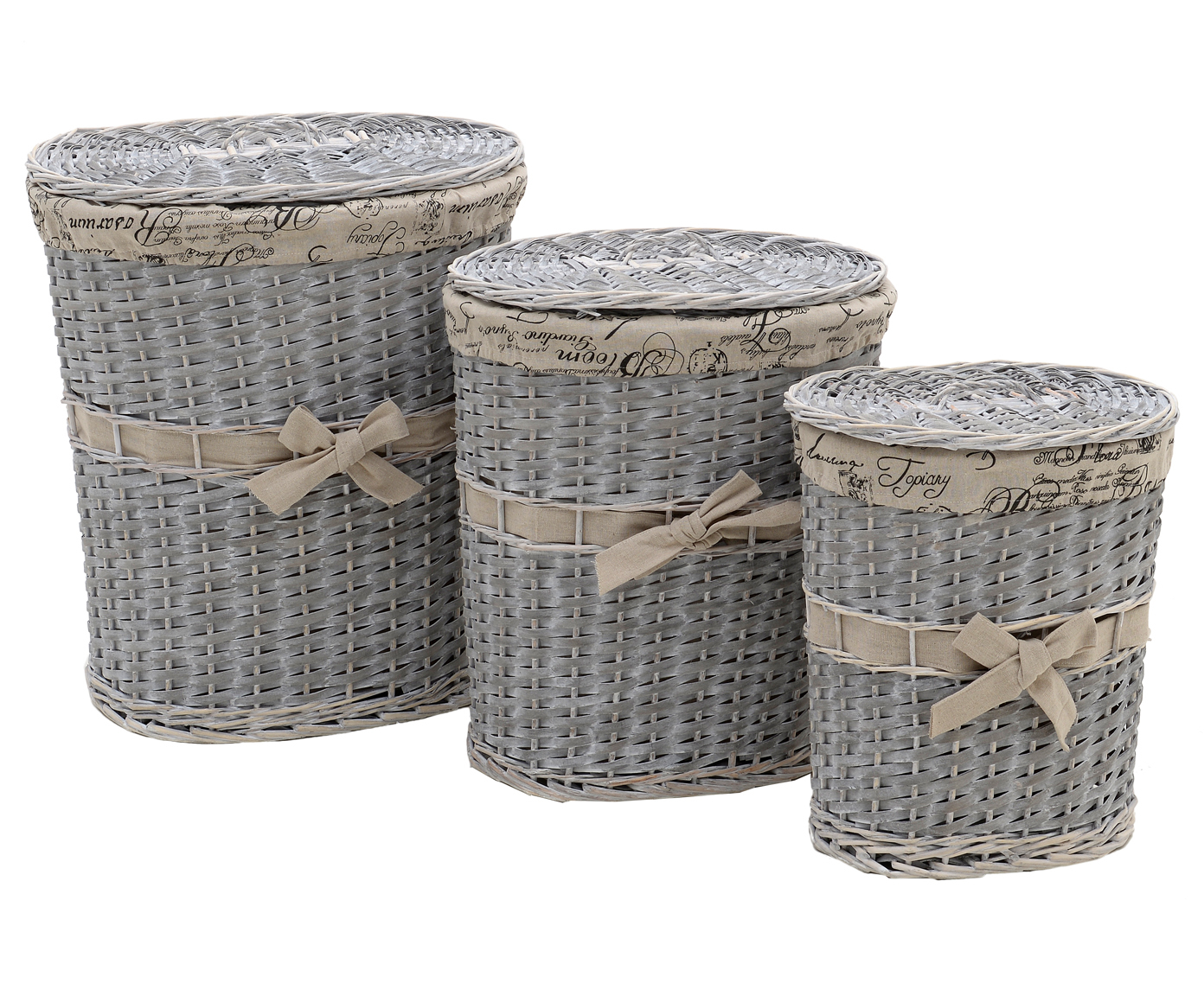 3865751.0003 Корзина, набор 3шт - 52x39x57 / 43x32x48 / 35x26x38 TO4ROOMS  - Вид №1