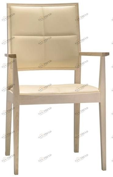 Andreu World Стул из бука с подлокотниками Manila So2036