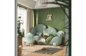 CIST210 Детская односпальная кровать Дино