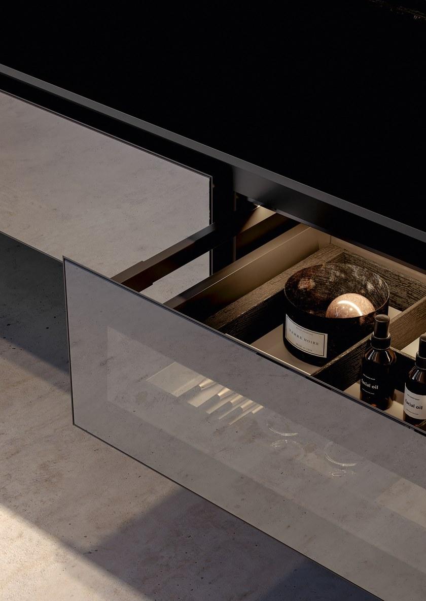 Ideagroup Тумба под умывальник подвесная двойная Cubik sun-id-1403794 - Вид №2