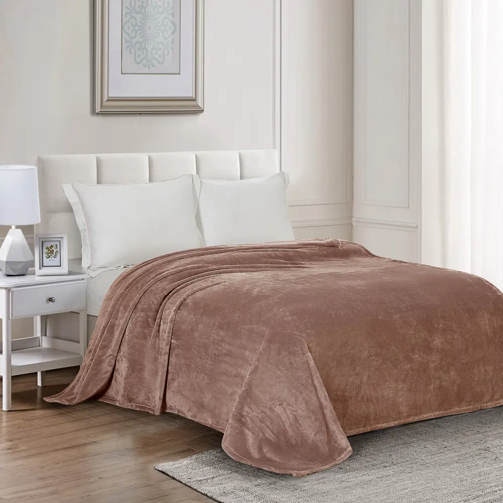 Плед Havana 4 140x200 см велсофт цвет коричневый СТОЛИЦА ТЕКСТИЛЯ STLM-2201510 - Вид №2