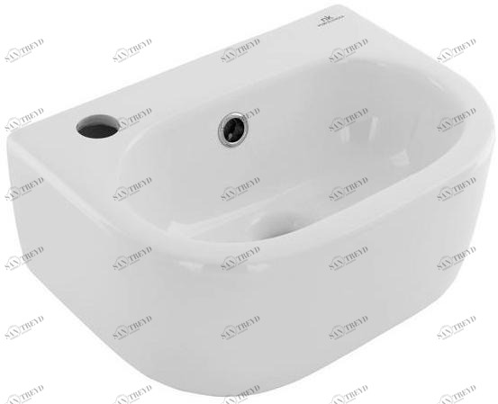 Подвесная раковина настенная овальная Noken Arquitect белая sun-id-1430694