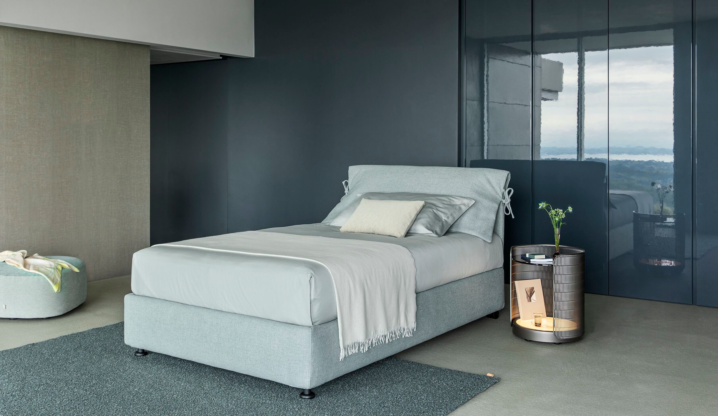 Съемная односпальная кровать Flou Nathalie ARCH-00087691 - Вид №1