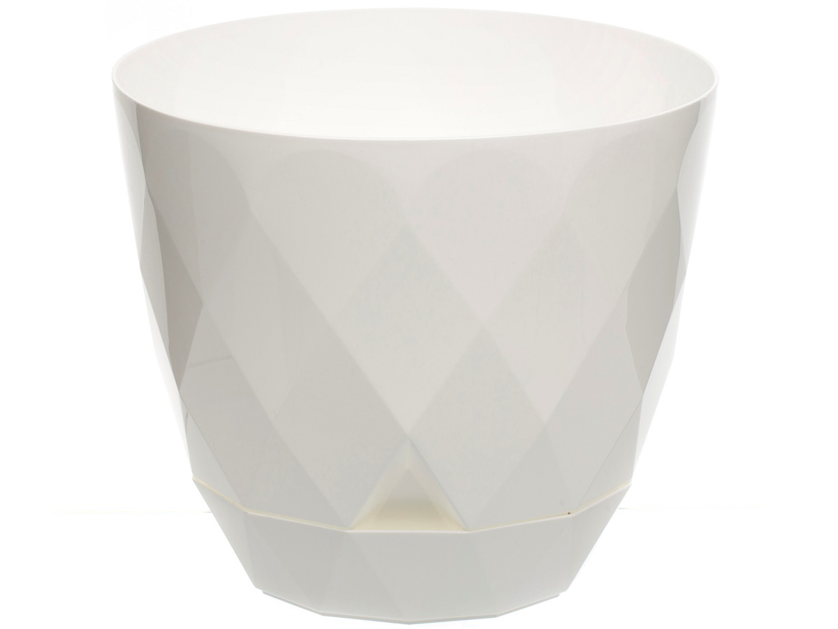 Горшок для цветов Rico 4.8L White NAVAKO 16032