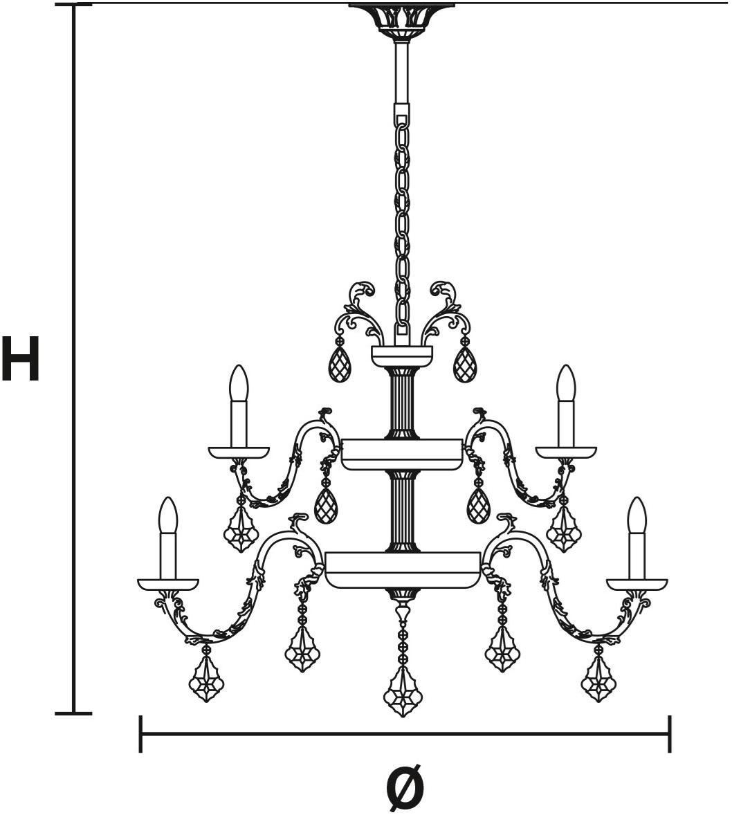 Masiero Люстра из латуни с кристаллами накаливания Eternity sun-id-1445976 - Вид №1