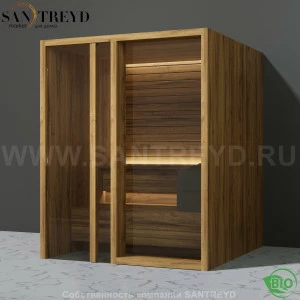 Effegibi YOKU.G60 BI.70300018 Био-сауна с левой дверью. Мощность: 6 кВт макс. Размеры: длина 174 см, ширина 170 см. Отделка: термообработанное дерево