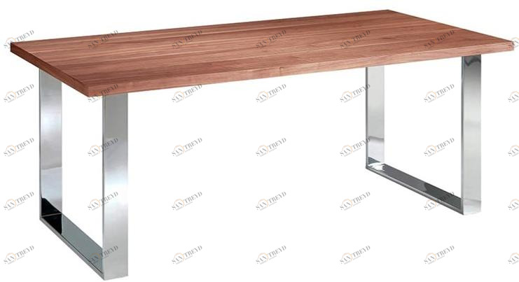 Angel Cerdá Прямоугольный стол для гостиной из стали и дерева Urban deco 1075 Angel Cerda