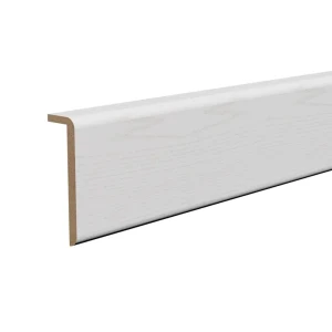 Наличник телескопический 2170x70x8 мм ПВХ ламинация цвет ясень белый