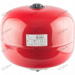 Расширительный бак на 24 л. для отопления STOUT, сменная мембрана STH0006000024