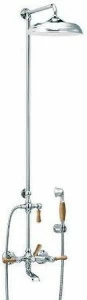 rvb Настенная душевая стойка из латуни с душевой лейкой 1935 wood 1936.11.76-cc