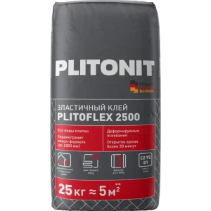 Клей для плитки Plitonit Plitoflex 2500 C2 TE S1 25 кг
