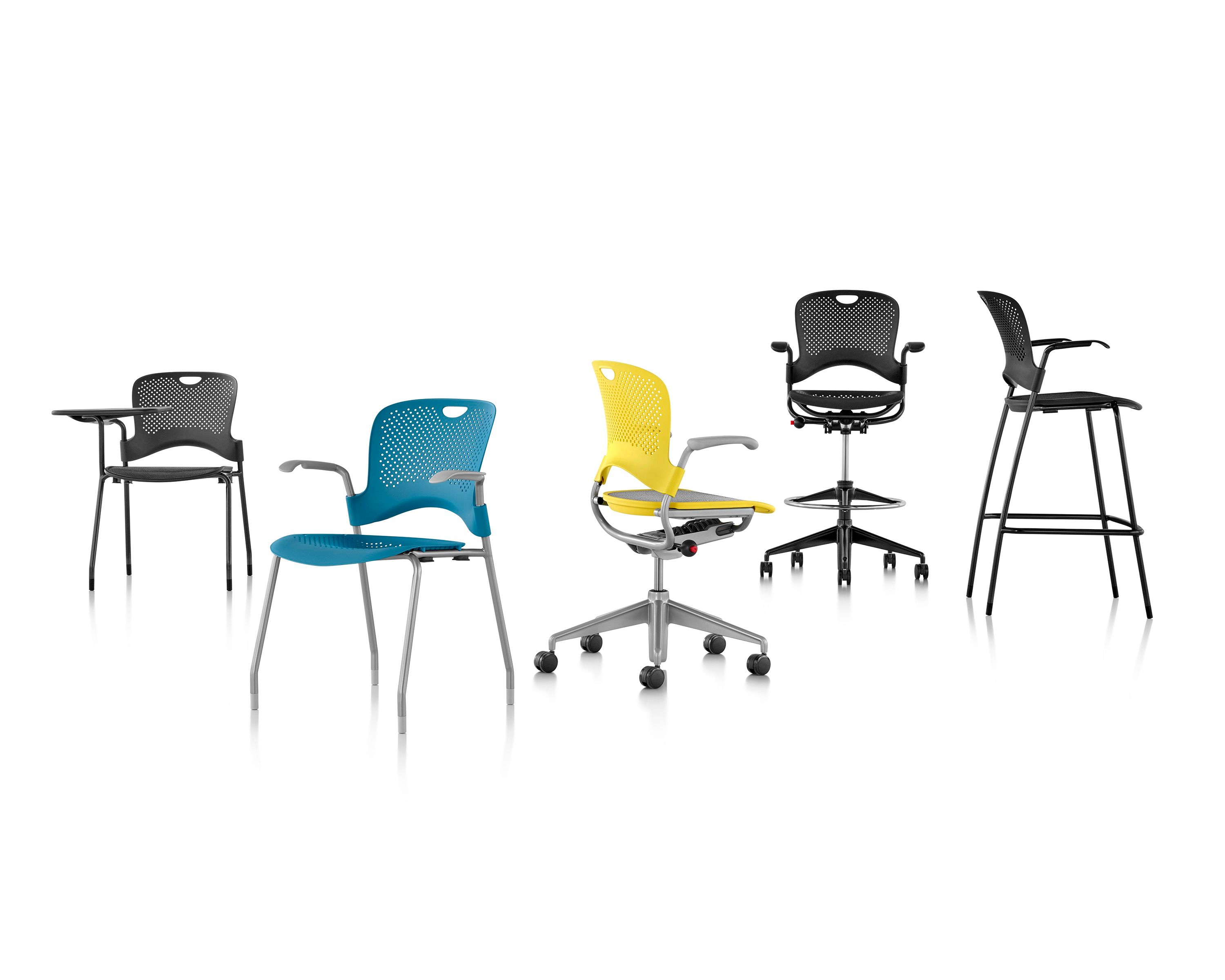 Нейлон® 5 спиц поворотный офисный стул с подлокотниками Herman Miller Caper ARCH-00127176 - Вид №9