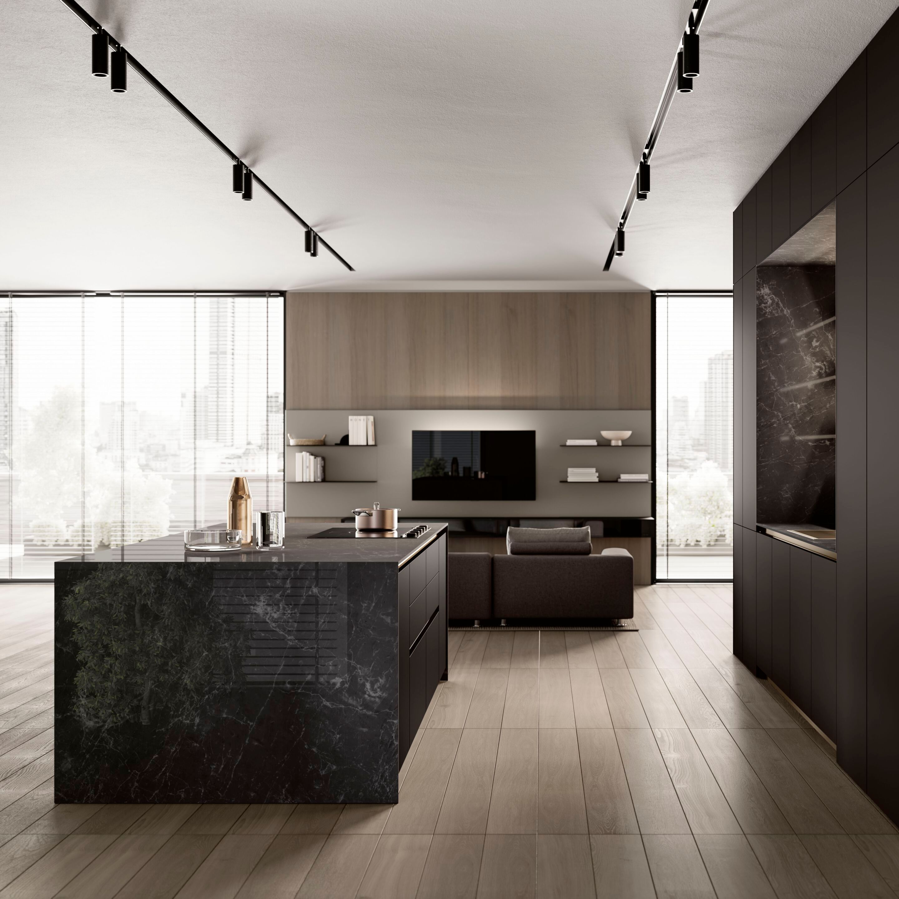 Встроенная кухня Febal Casa Modula ARCH-00033216 - Вид №3