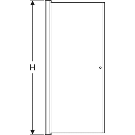 500.981.00.5 Качающаяся дверь IDO Showerama 10-01, прямая Geberit  - Вид №3