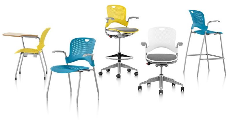 Herman Miller Высокий штабелируемый стул из нейлона® с подлокотниками Caper sun-id-1515811 - Вид №2