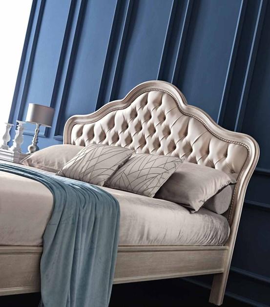 CorteZari Мягкая двуспальная кровать с мягким изголовьем Elegance sun-id-1435440 - Вид №1