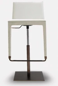 MORADA Высокий табурет в коже с газлифтом Cubé Cube bsa