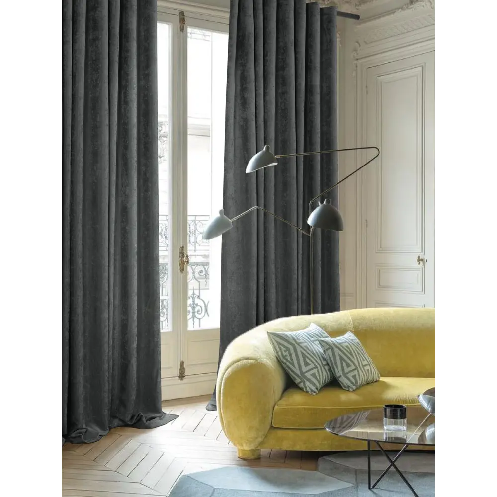 Штора на ленте Lusi 200x280 см цвет серый MIAMOZA STLM-2136236 - Вид №3