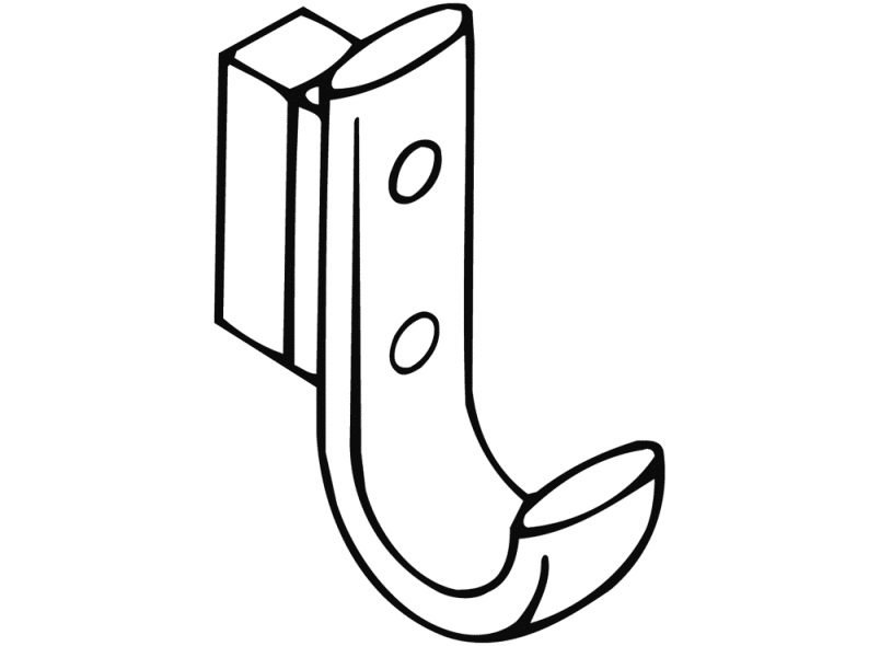 477.90.061 крючок для одежды HEWI System 111 | Polyamid  - Вид №4