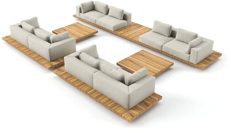 solpuri Садовый диван из тикового дерева Plateau sun-id-1434130 - Вид №6