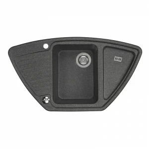 Угловая мойка "Цвет Антрацит"  AQUATON 1A715032LR210