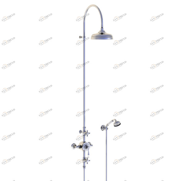 65.745 Колонна с термостатическим смесительным клапаном с циферблатом HORUS Range Ascott 