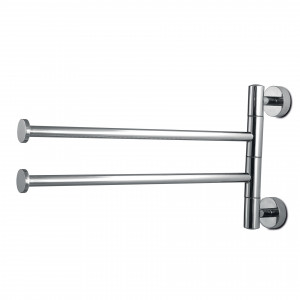 EU19 3SC Вешалка для полотенец с двойным флажком Moderno