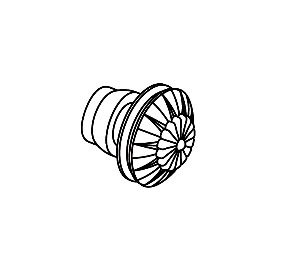 C43-525 C43-525 Ручка шкафа КЛАССИЧЕСКАЯ ЭЛЕГАНТНОСТЬ Cristal & Bronze ÉLÉGANCE CLASSIQUE  - Вид №1