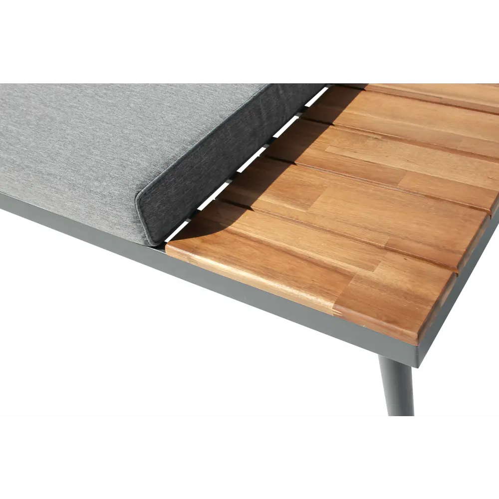 Набор мебели Лаин GS010 алюминий цвет серо-бежевый стол диван угловой элемент Santreyd STLM-2164388 - Вид №4