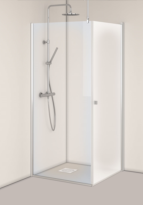 1450563 Igloo Pro Душевой Уголок Матовый / Прозрачное Стекло 70X100 Hafa Прозрачный  - Вид №1