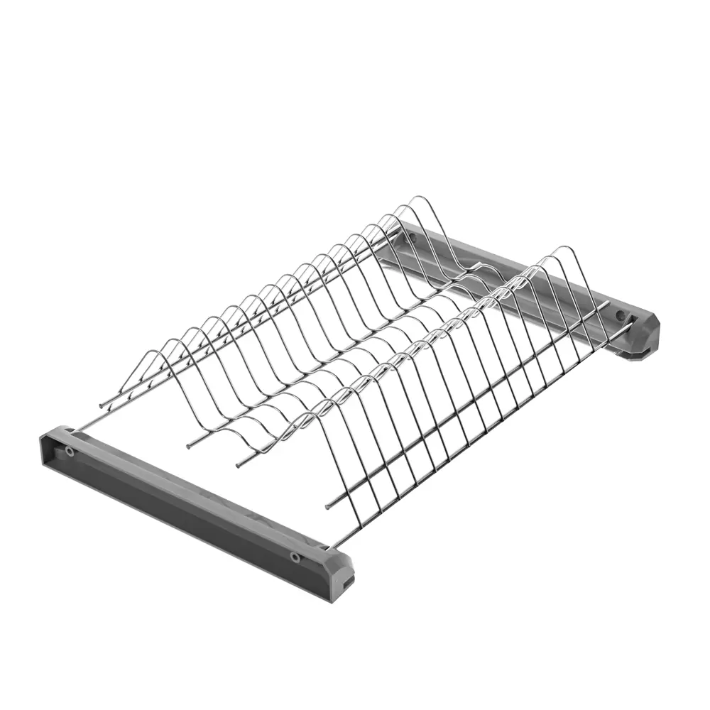 Сушилка для посуды с поддоном для верхнего шкафа 45 см, хром Santreyd STLM-2189747