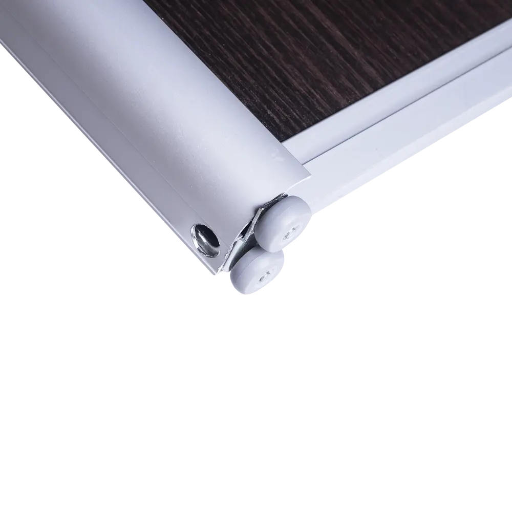 Дверь-купе Spaceo 2455x704 мм, высота проема 2500 мм, ЛДСП, цвет дуб термо тёмный STLM-2203618 - Вид №2