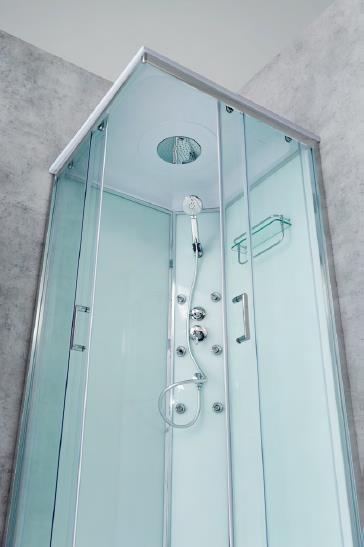 ДУШЕВАЯ КАБИНА BELBAGNO UNO-CAB-A-2-90-P-Cr-TOP - Вид №1