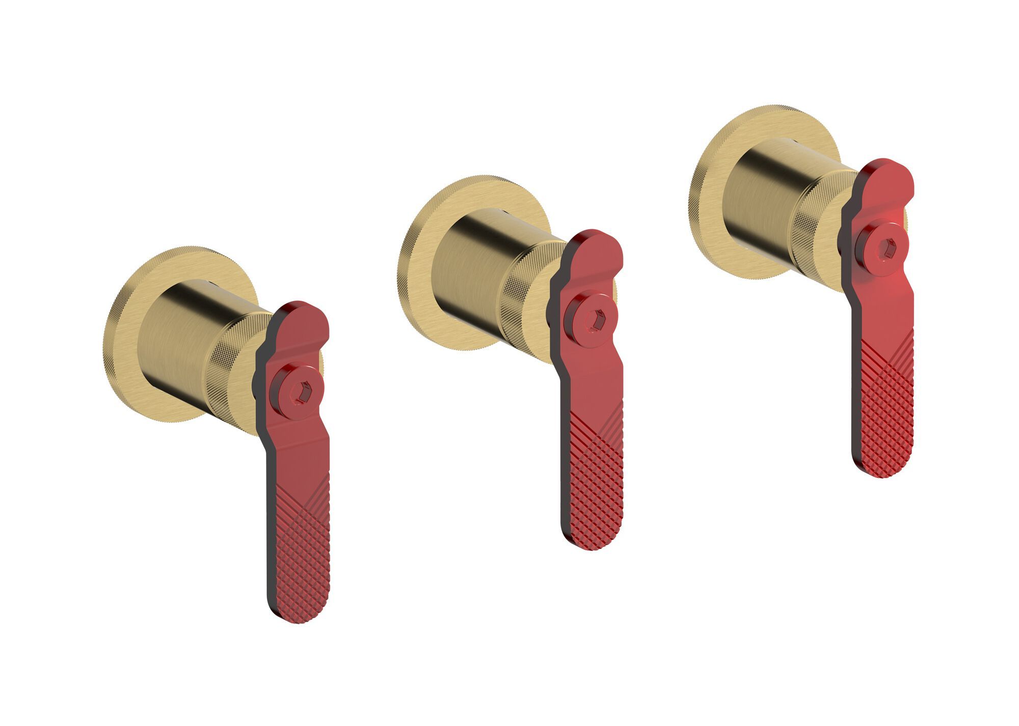 Встраиваемый смеситель для душа с 3 отверстиями IB Bold ARCH-00129314 - Вид №17