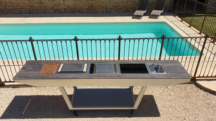 Aurehum Электрическая летняя кухня из dekton® sun-id-1368372 - Вид №3