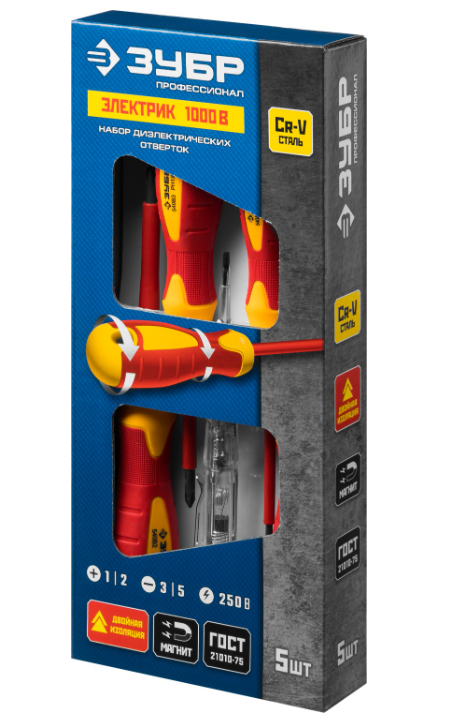 Набор отверток ЗУБР 25265 9109106 STDN-0046628 - Вид №1