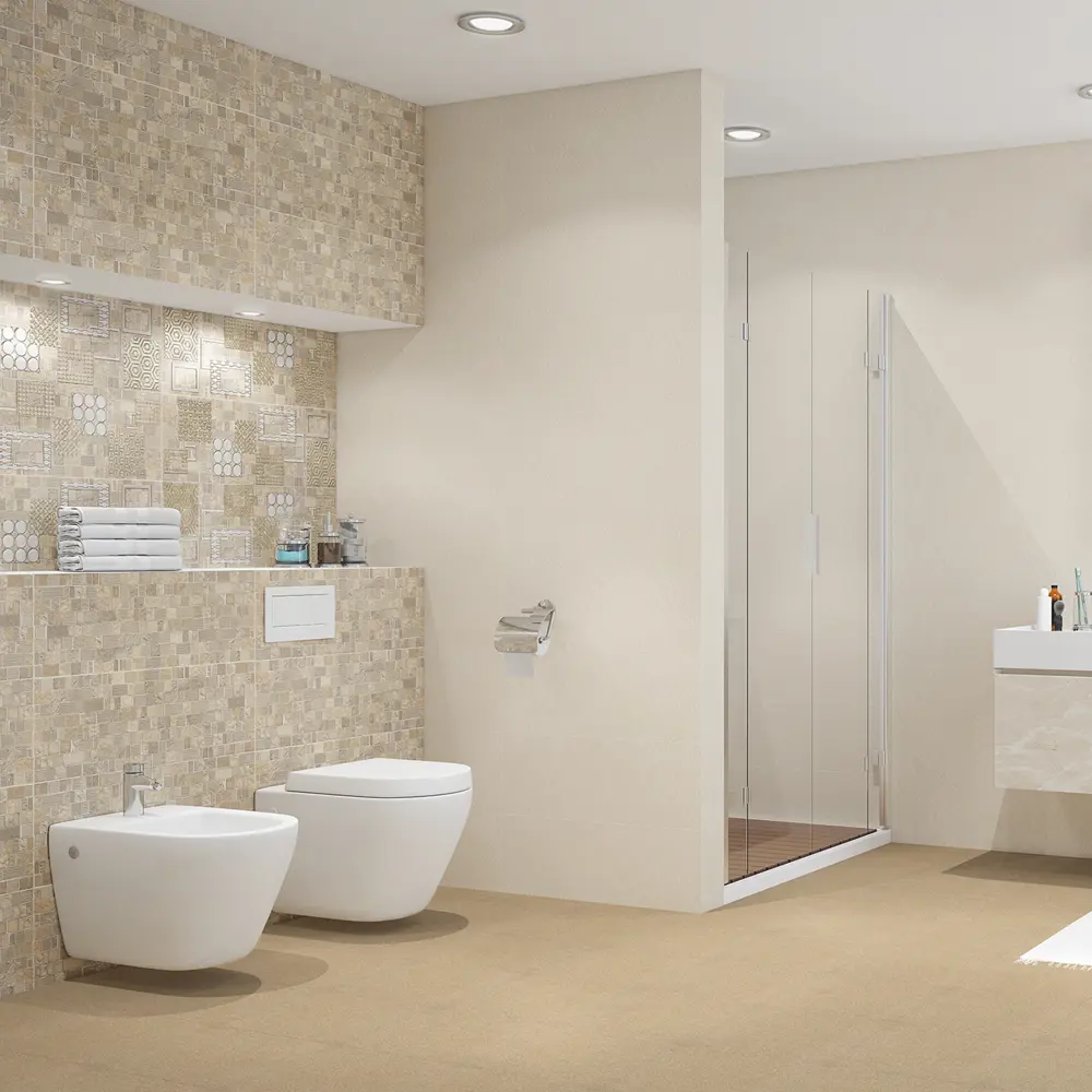 Плитка напольная Commesso 33.3x33.3 см 1.33 м² цвет бежевый Santreyd STLM-2208196 - Вид №3
