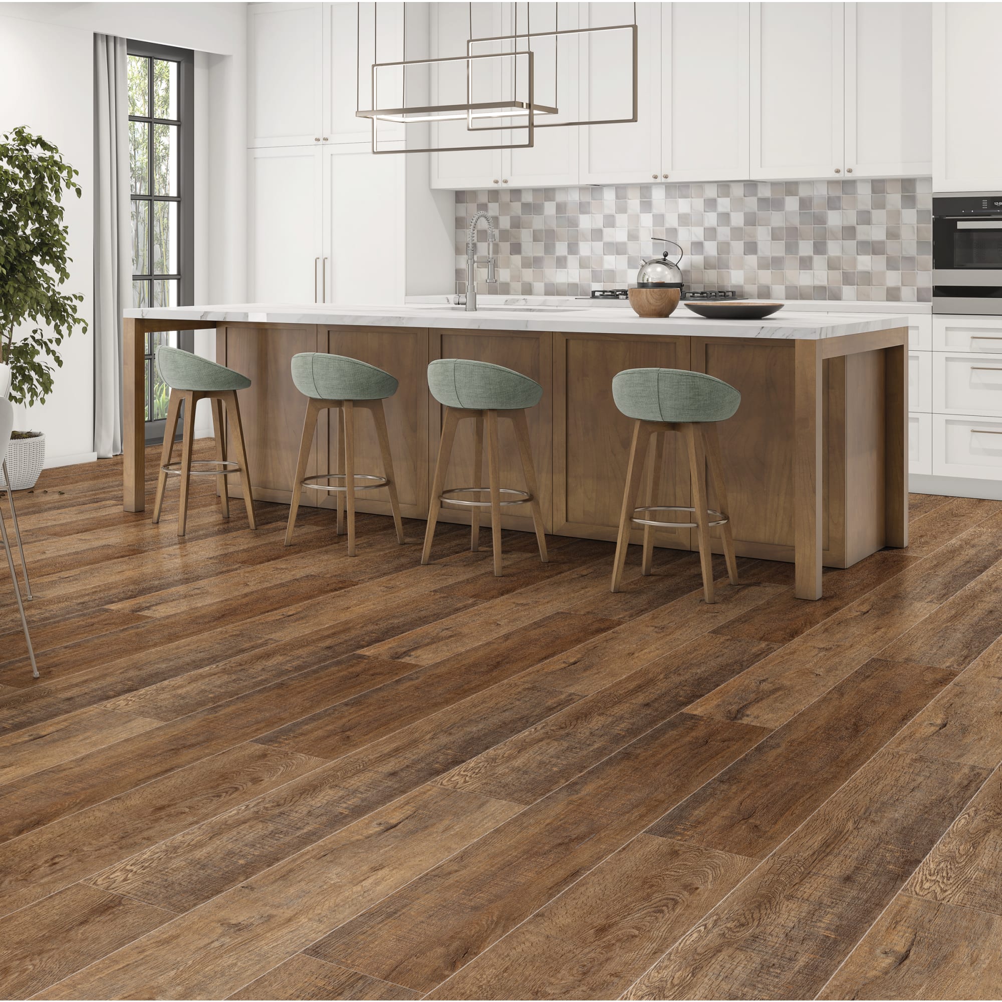 85246014 SPC плитка «Дуб Арабика» 43 класс толщина 4.5 мм 2.16 м² Santreyd  - Вид №8