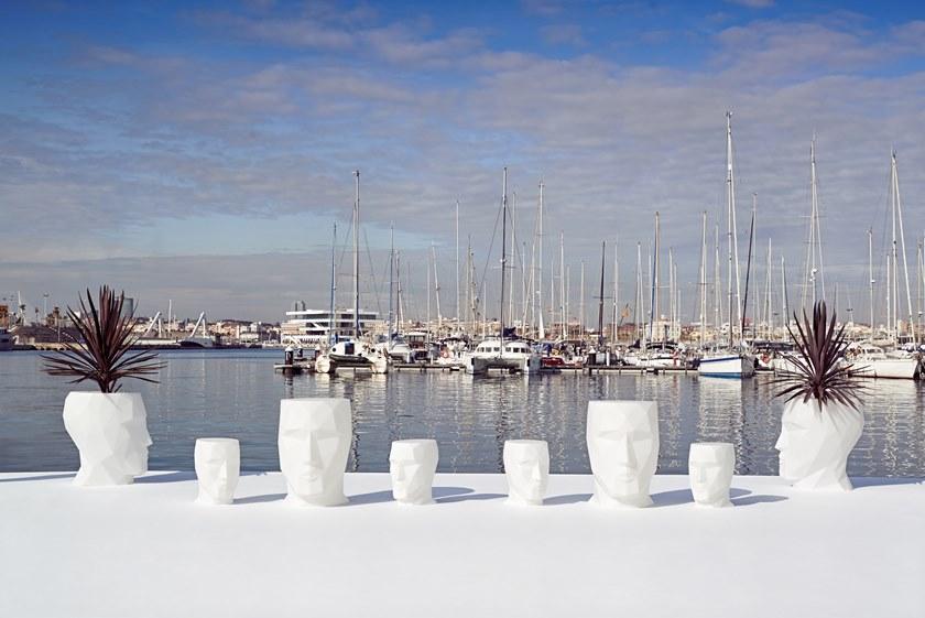 VONDOM Яркий пластиковый садовый горшок Adan sun-id-1476376 - Вид №4