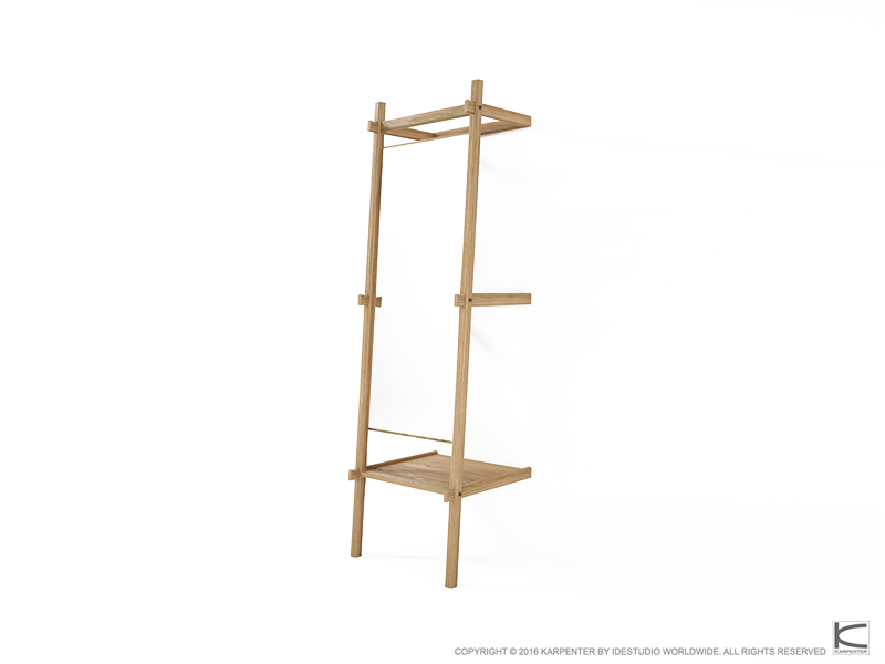 370_724 Напольное зеркало и полка Karpenter SIMPLYCITY  - Вид №1