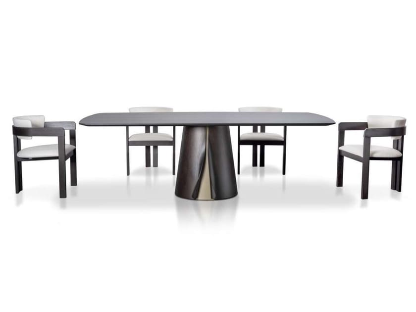 Обеденный стол с одной базой Pacini & Cappellini Shell ARCH-00079309