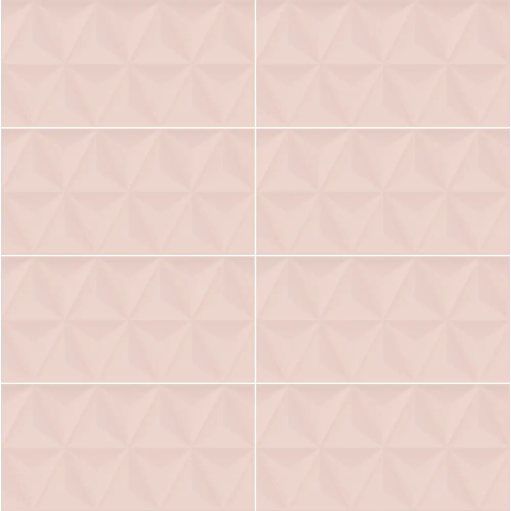 Настенная плитка KREAFORTA Mersey MonoR 20x40 см 1.62 м² матовая цвет розовый STLM-2108071 - Вид №2