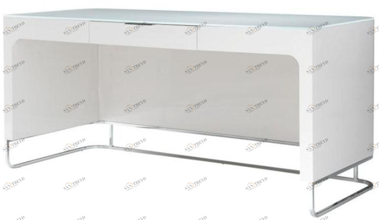 Стол из лакированной фанеры прямоугольной формы с ящиками Hyannis port 008lgj10 Santreyd