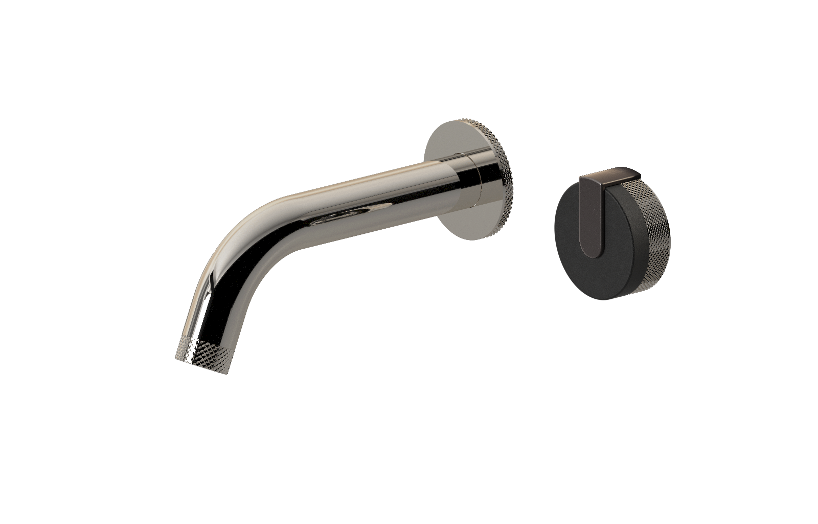 E-11535-R1BK-L1GM-PN Настенный прогрессивный смеситель скрытого монтажа для раковины GRAFF MOD+