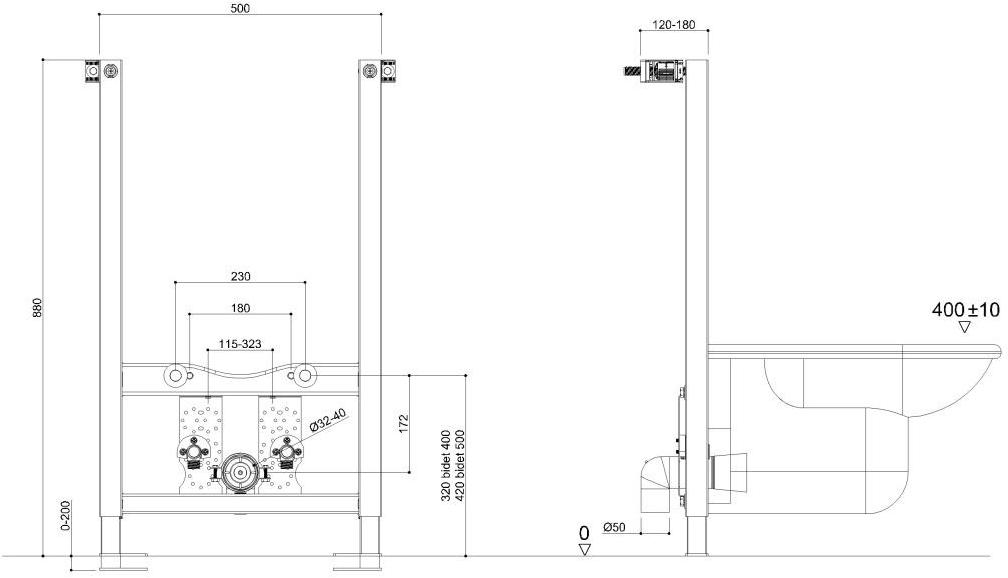 B41dds22/24/25/26 Накладная раковина на столешницу  овальная Ponte Giulio Standard - Вид №5