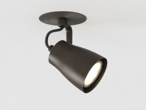 Круглый регулируемый потолочный алюминиевый прожектор