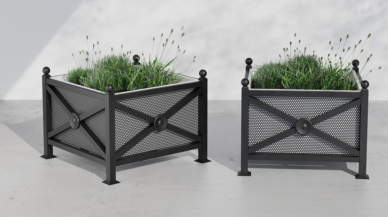 Перфорированная плантатор из листового металла DIMCAR ARCH-00097481 - Вид №1