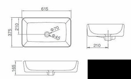 CL3152 Раковина накладаная SSWW CL  - Вид №3