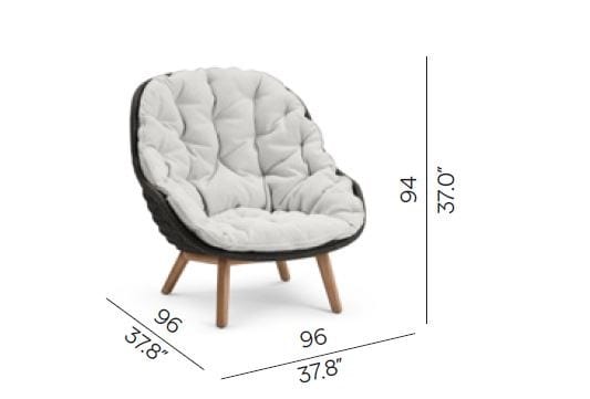 Тканевое садовое кресло с подлокотниками MANUTTI Sandua ARCH-00073185 - Вид №17